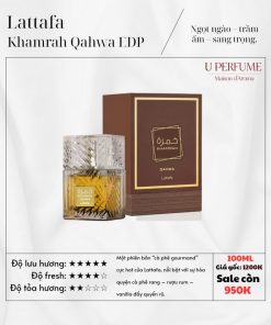 Nước Hoa Unisex Lattafa Khamrah Qahwa EDP