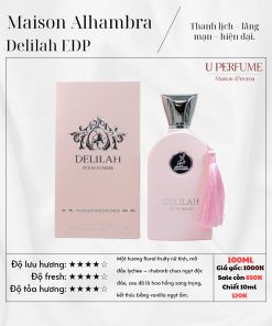Nước Hoa Nữ Maison Alhambra Delilah EDP