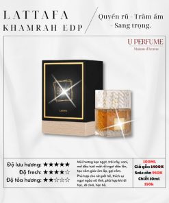 Nước Hoa Unisex Lattafa Perfumes Khamrah EDP