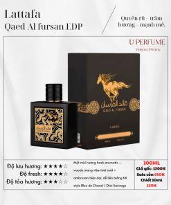 Nước Hoa Unisex Lattafa Qaed Al fursan EDP