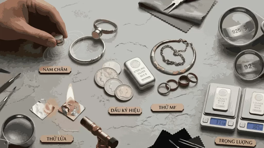 Bạc giả là gì? Ccahs phân biệt bạc giả để tránh mua nhầm